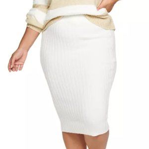 NWT - Sonoma Goods For Life® x Lauren Lane Rib Sweater Skirt XL